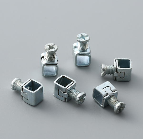 Hardware stamping of the wiring terminal and cable frame